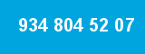 934 804 52 07 934 804 52 07